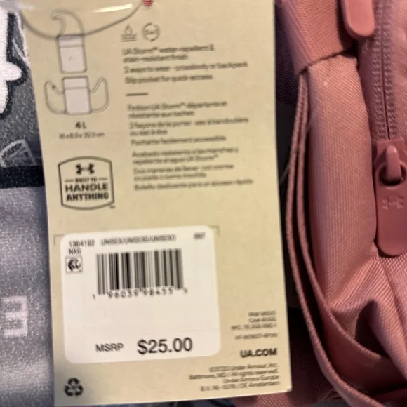 Under armour two in one backpack crossbody 4L NWT - Picture 3 of 5